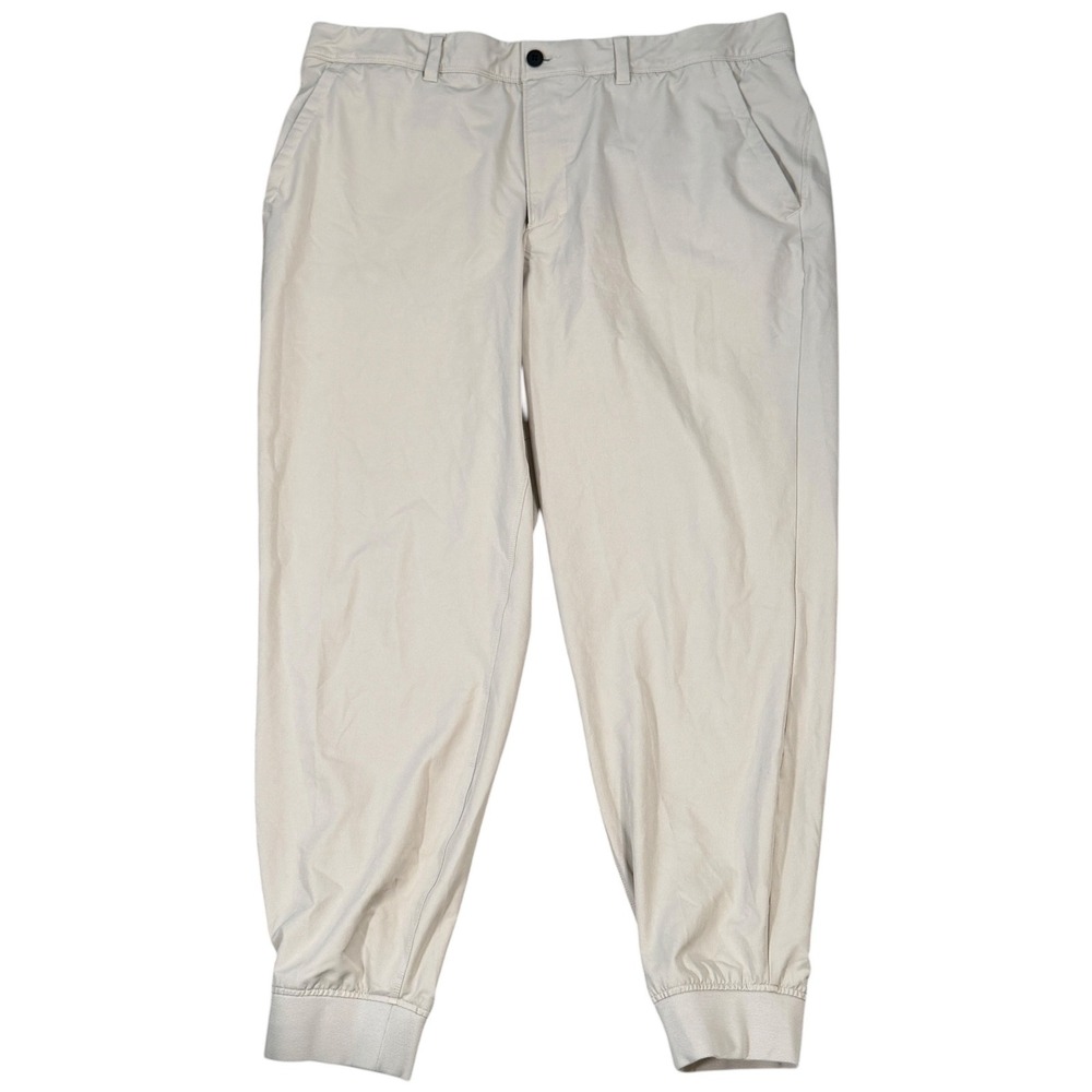 VRST Mens Beige Stretch Jogger Pants Size 38 Casual Performance Golf Fairway